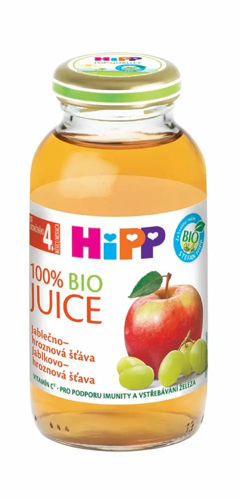 705_HIPP BIO JABLKOVO-HROZNOVA STAVA 200ML
